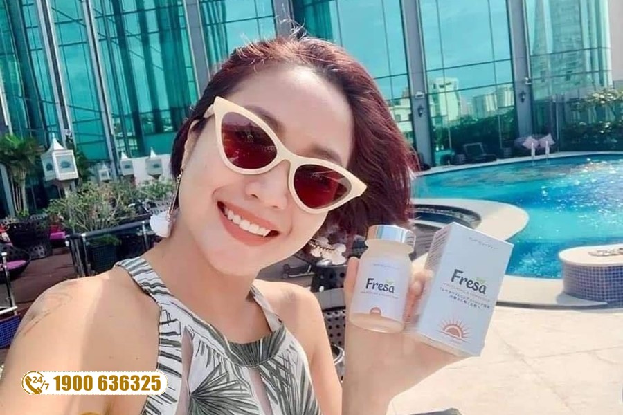 Cảm nghĩ về viên uống trắng da Fresa của người sử dụng sau thời gian dùng sản phẩm